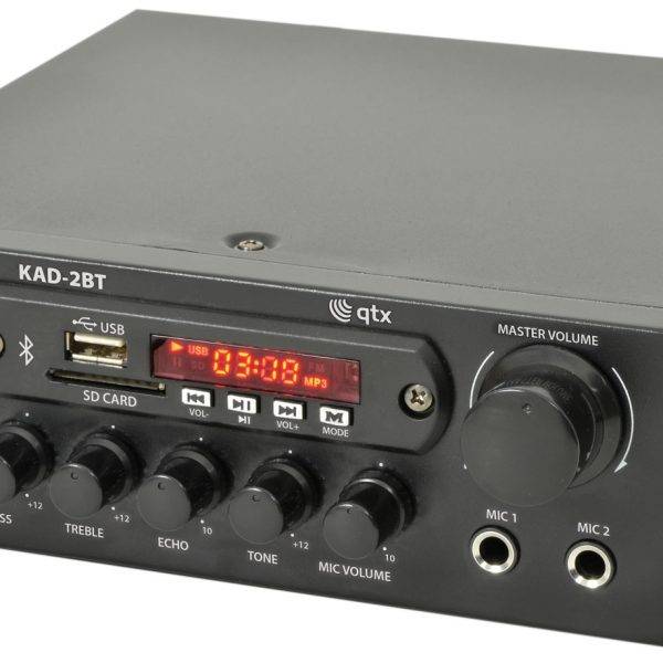 QTX KAD-2BT Amplifier USB/FM/BT 2x25W@8ohm 103.122UK