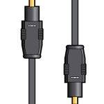 AV:Link Toslink Optical Lead 2.5m 112.202UK
