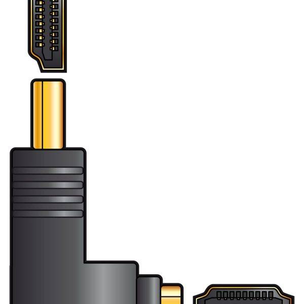Av:Link HDMI Right Angle Adaptor 122.399UK
