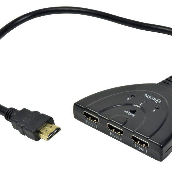 AV:Link HDMI Switch 3-Port Full HD 128.831UK