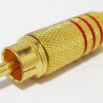 DigitMX DMX-RCAR RCA Plug Gold Red