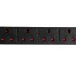 DigitMX NETPRO NP-CPDU7 1U 7-ways PDU 13A with Switch
