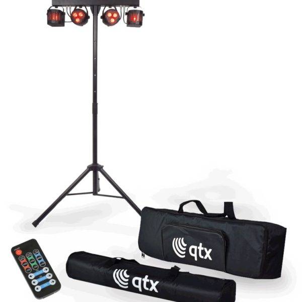 QTXlight Recharge DJ Portable Derby & PAR Bar Set 151.547UK