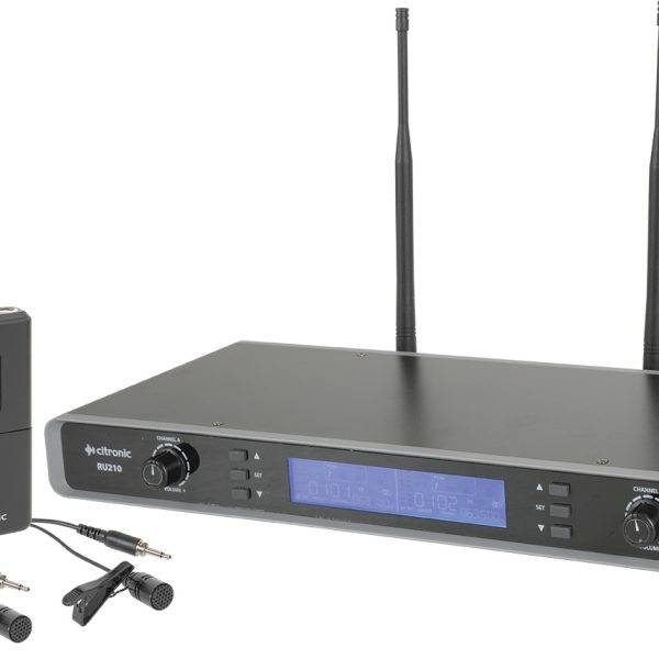 Citronic RU210-N Dual Multi-UHF Neckband/Lavalier System 171.971UK