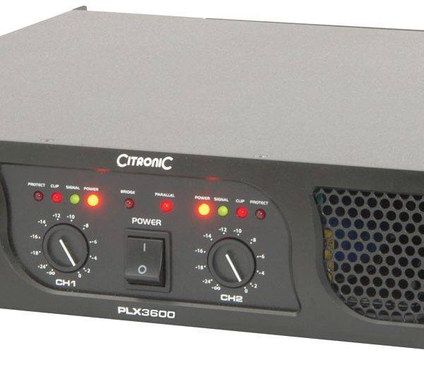 Citronic PLX3600 Power Amplifier 2x1800W/2ohm 172.218UK