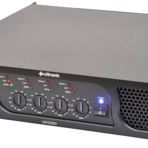 Citronic QP2320 4x580W@2ohms Quad Power Amplifier 172.243UK
