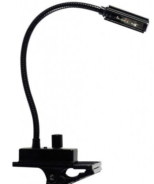 QTX Sound Gooseneck Lamp with table clip 173.105UK