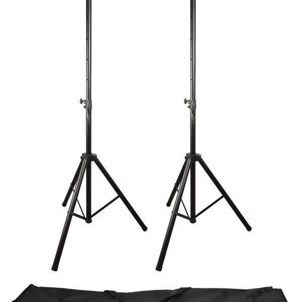 QTX Heavy Duty Speaker Stands with carry bag 180.550UK (pair)