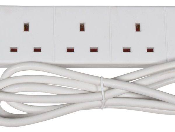 Mercury 4-Gang Extension USB & PD USB-C 2m 429.842UK