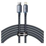 Baseus Cable Lightning to USB-C Crystal Series 2.0m White