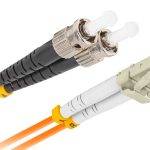 Lanberg Fiber Patch Cord ST/UPC-LC/UPC MM 50/125 Duplex OM2 LSZH 5.0m