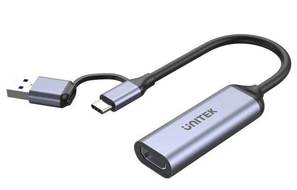 Unitek Capture Card HDMI to USB-C/A 1080p V1167A