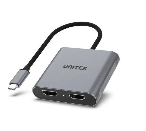 Unitek Converter USB-C to HDMI Dual 4K 60Hz MST V1404B