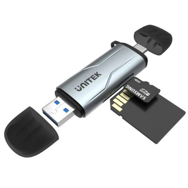 Unitek Card Reader USB-A/C 3.0 to Micro SD/SD R1010A