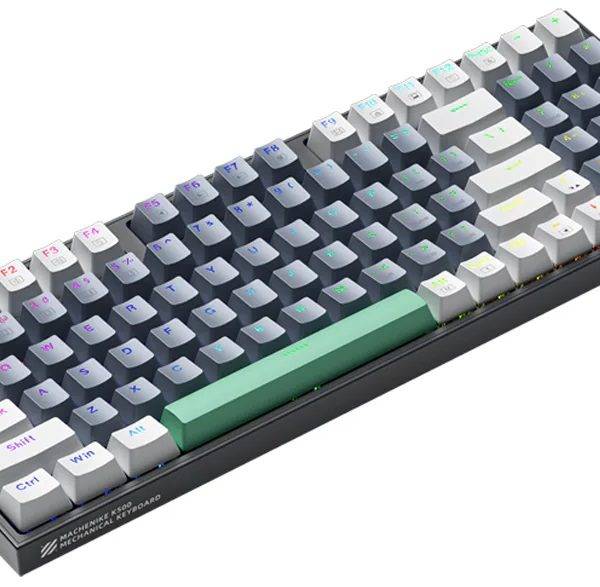 Machenike K500-B94 Grey Mechanical Gaming Keyboard 94 Brown Switch Keys