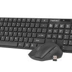 Natec STINGRAY Wireless Keyboard & Mouse Combo Black