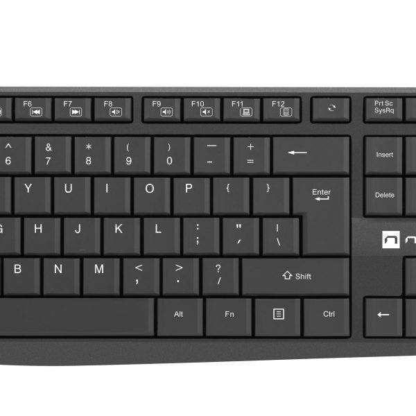 Natec NAUTILUS Wired Keyboard Black