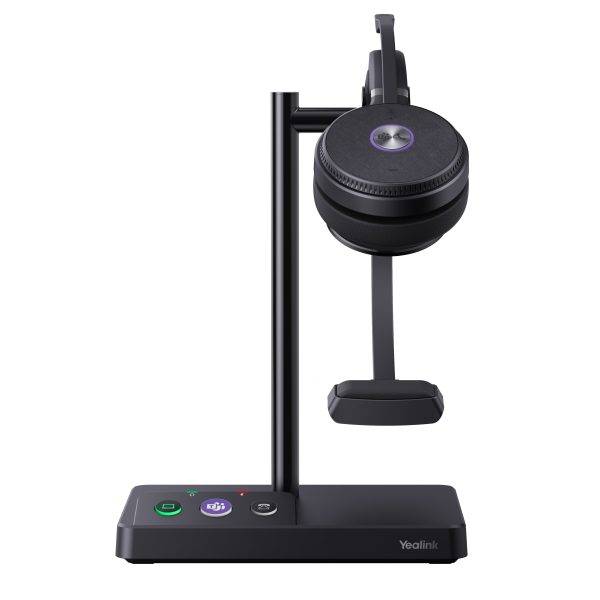 Yealink Headset Wireless DECT with Basestation WH62 Mono Teams 150m