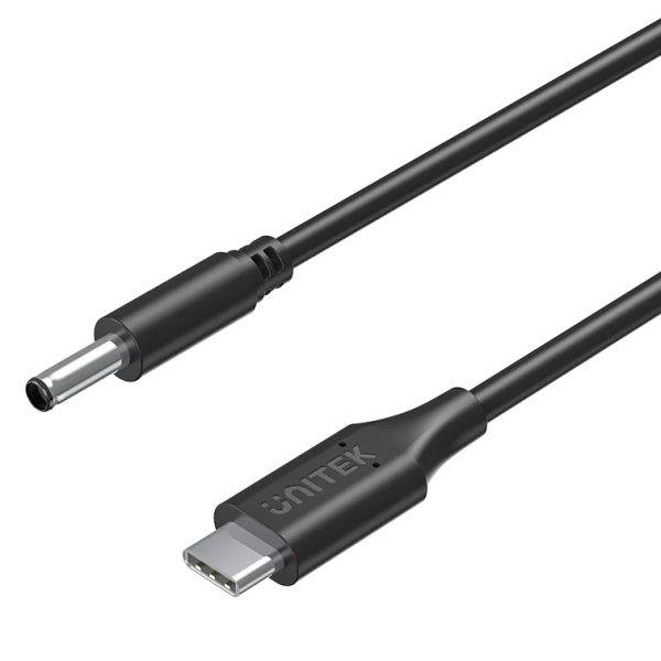 Unitek UCL USB-C to DC Cable 1.8m 65W for Dell 4.5*3.0mm C14120BK