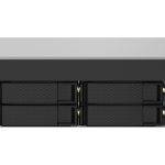 QNAP NAS 8-Bay Rackmounted ANL Quad-Core, 4GB RAM, Redundant PSU, PCIe Slot, 10GbE SFP+ & 2.5GbE TS-832PXU-RP