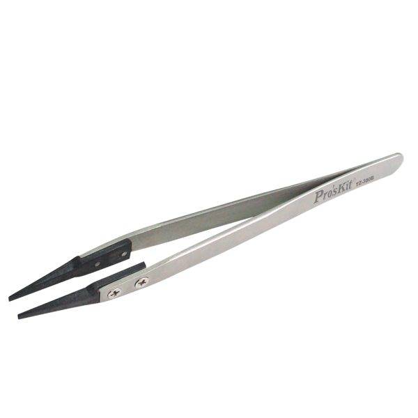 Proskit Tweezers Static Dissipative Soft Tip TZ-300B