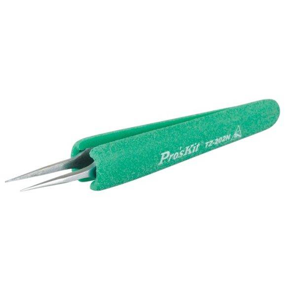 Proskit Tweezers with Ergonomic Grip TZ-202