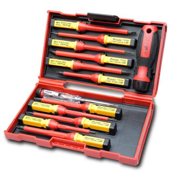 Proskit Screwdriver Insulated VDE Set of 13 pcs SD-V861