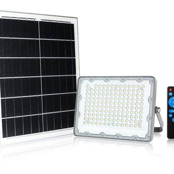 GBC ON LED PRO 200 Solar LED Floodlight with Panel and Battery 200W