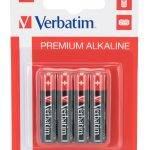 Verbatim Alkaline AAA 4pcs Batteries