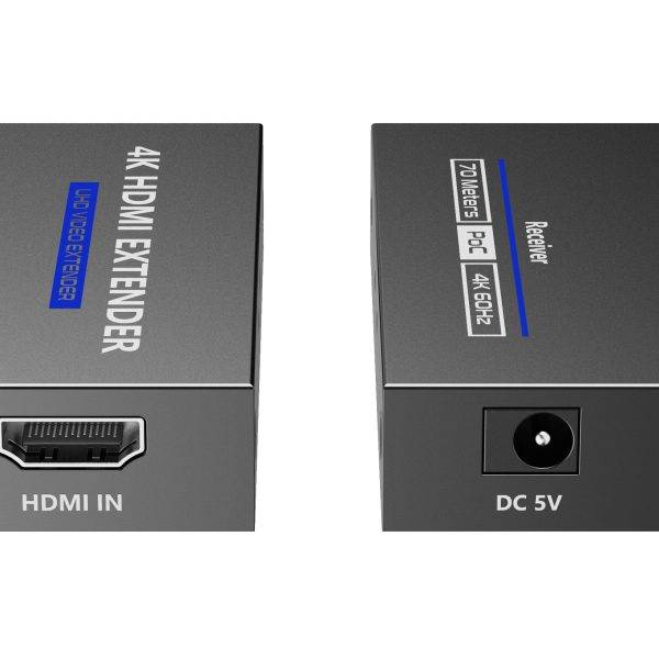 Lenkeng HDMI Extender over Ethernet 70M 4K POC IR Loop LKV565P