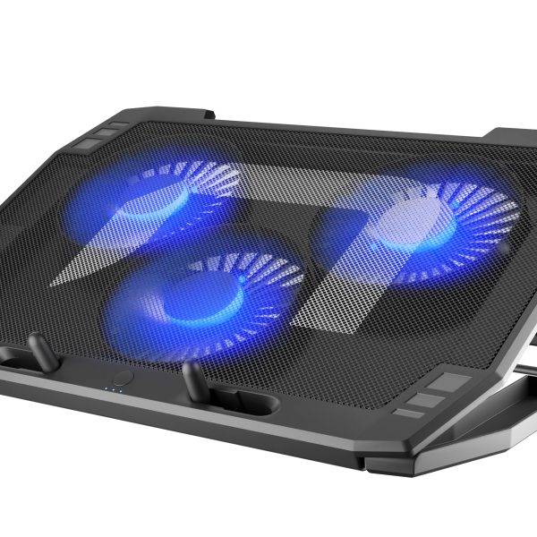 Natec ORIOLE Laptop Cooling Stand 17.3'' with 3 Fans/LED/2xUSB