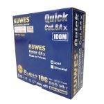 Kuwes CAT6A UTP Pure Copper Indoor 100m Grey