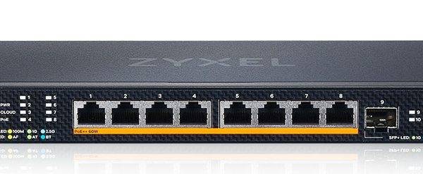 Zyxel 10-Port 2.5G Multi-Gig PoE Cloud Managed Switch, 8 x PoE 130W XMG1915-10EP