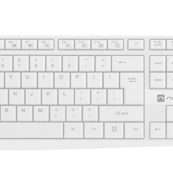 Natec NAUTILUS Wired Keyboard White