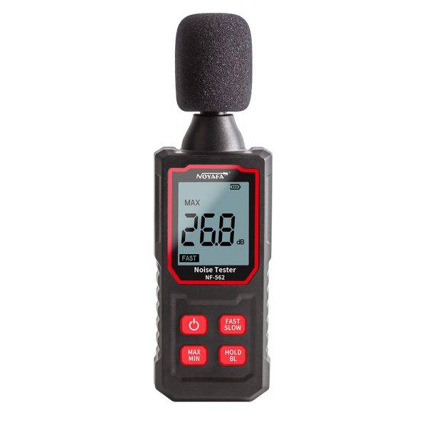 Noyafa Sound Level Meter with Accurate A-Weighted Measurement & LCD Display NF-562