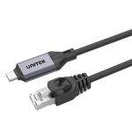 Unitek Converter USB-C to Gigabit Ethernet Cable 5.0m C18148AGY-5M