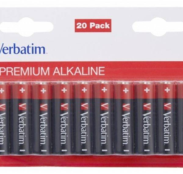 Verbatim Alkaline AA 20pcs Batteries