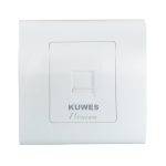 Kuwes Outlet Single Premium Faceplate UK 86x86mm
