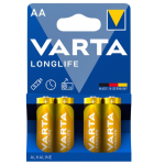 Varta Alkaline AA 4pcs Longlife