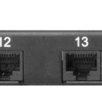 Lanberg Patch Panel 24-Port 0.5U 19" CAT6 UTP Black