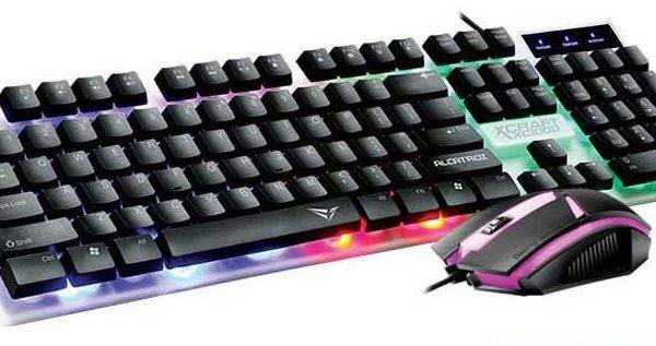Alcatroz X-Craft XC1000 Gaming Keyboard & Mouse Combo with RGB Effects