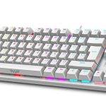 Armaggeddon MKA-2C Neo White Mechanical Gaming Keyboard 87 Brown Keys
