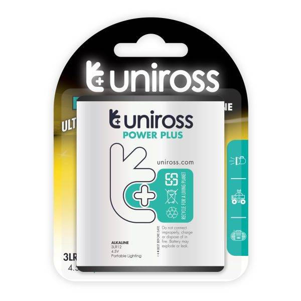 Uniross 3LR12 Power Plus Alkaline Battery (MN1203)