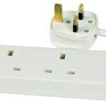 Mercury 2-Gang/Surge/2m 1xUSB Port 429.768UK