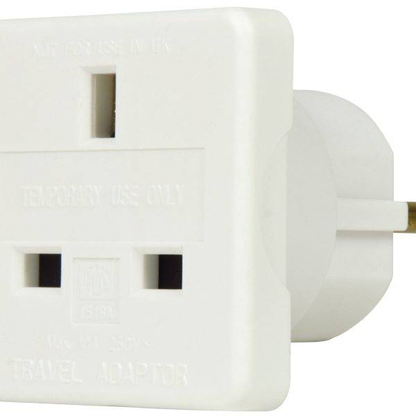 Mercury UK to Schuko Travel Adaptor 429.905UK