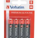 Verbatim Alkaline AA 8pcs Batteries