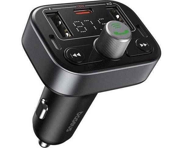Baseus Car FM Transmitter-Charger USB/BT/SD 18W S09 Lite