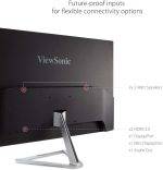 Viewsonic Monitor VX 32'' 4K UHD HDR10 IPS Frameless Stylish Design Speakers Dual HDMI/DP VX3276-4K-mhd - Image 6