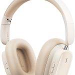 Baseus Wireless Headphones Over Ear ANC Bowie H1i White