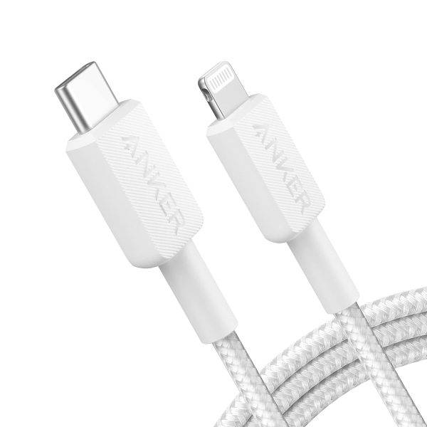 Anker Mobile Cable USB C to MFI 0.9m 322 White
